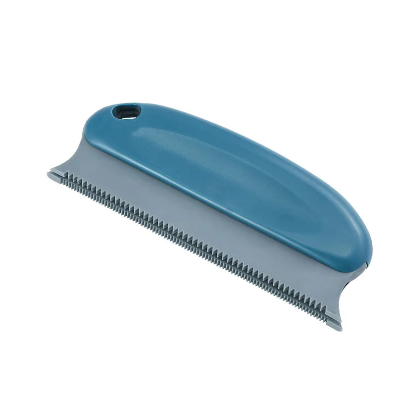 Fluffigob Pluis- & Dierenhaarverwijderaar Borstel | 2-in-1 Reiniging met Dubbele Kamstructuur | Voor Bank, Kleding, Tapijt | 15 × 6 × 2 cm