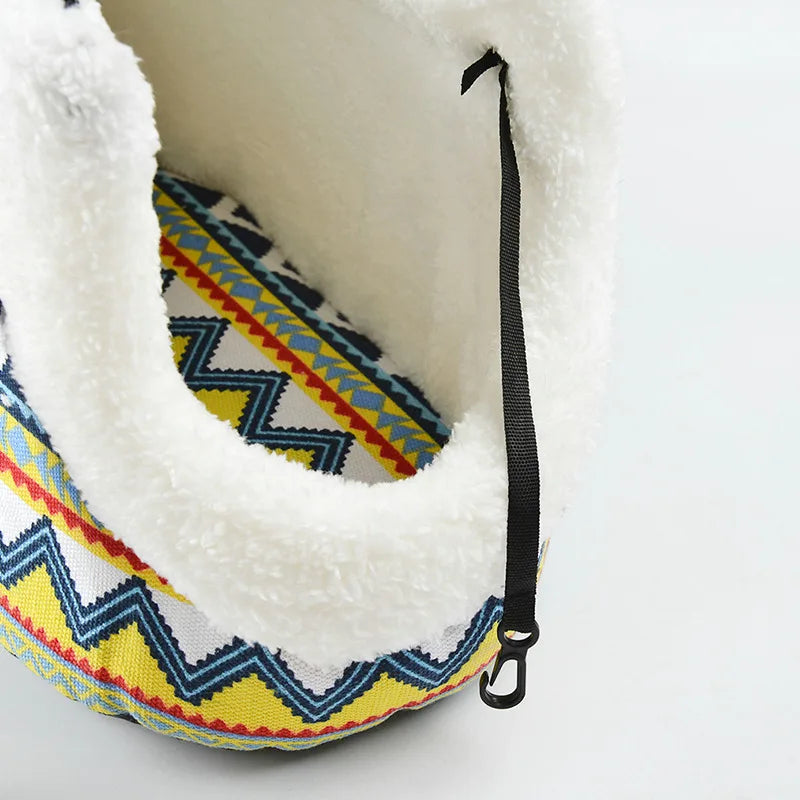 PawVoyager Klassieke Huisdier Draagtas | Zachte & Comfortabele Transporttas voor Honden & Katten | Outdoor Reiszak