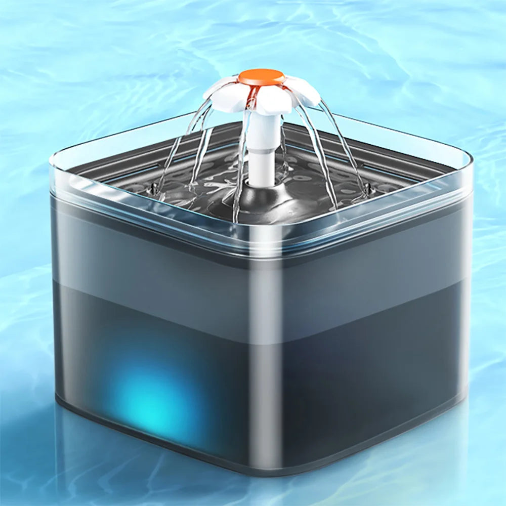 AquaMiau Katten Drinkfontein 2L | 4-voudig Filtersysteem | LED & App-besturing | Ultra Stil