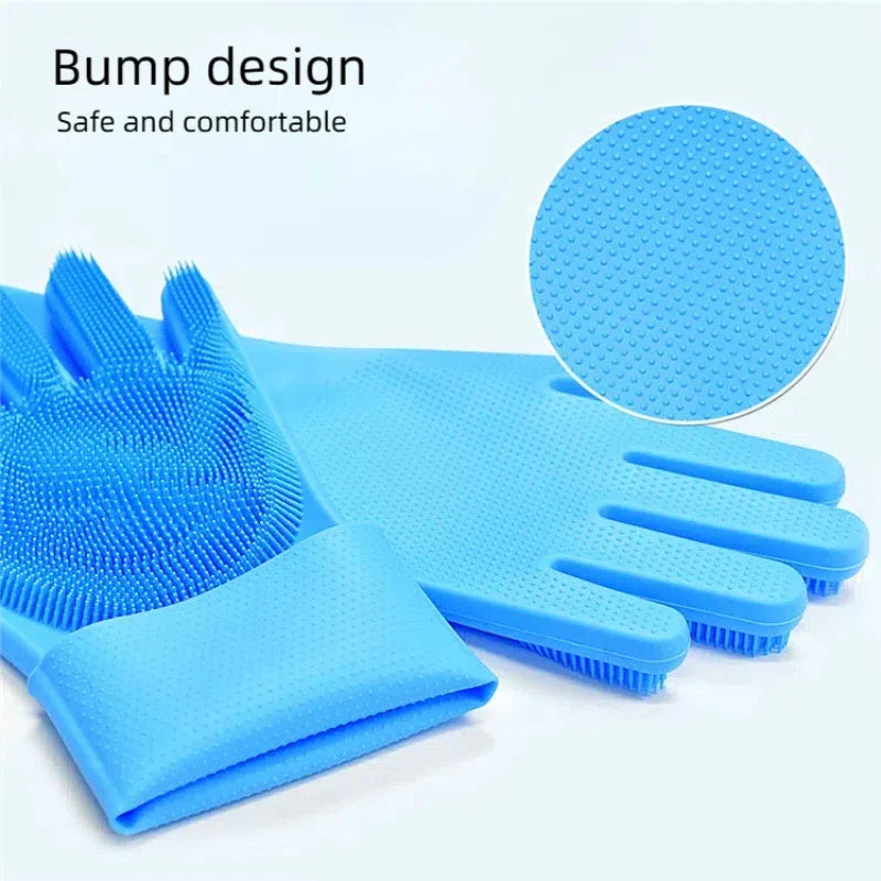 FELISPA SoftTouch Silikon-Badhandschoen voor Katten | Zachte Vachtverzorging & Massage | Shampoo-Borstel voor Huisdieren | 35×16 cm