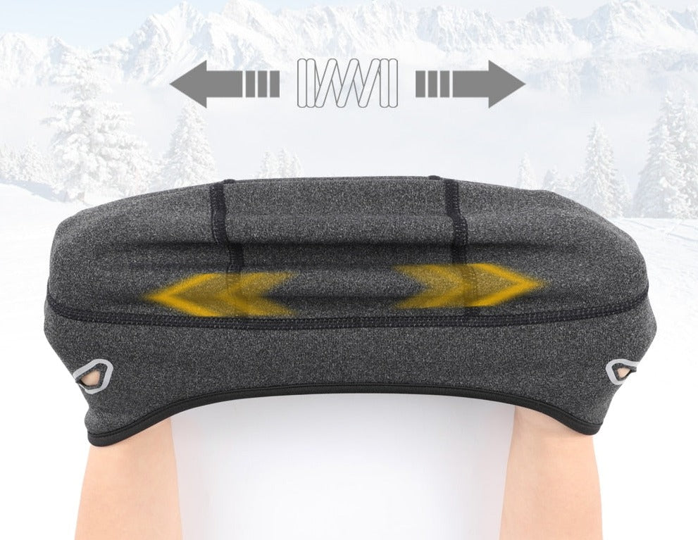 ThermoFit Wintermuts SlimShield – Rekbare windbeschermende sportmuts voor outdoor-activiteiten