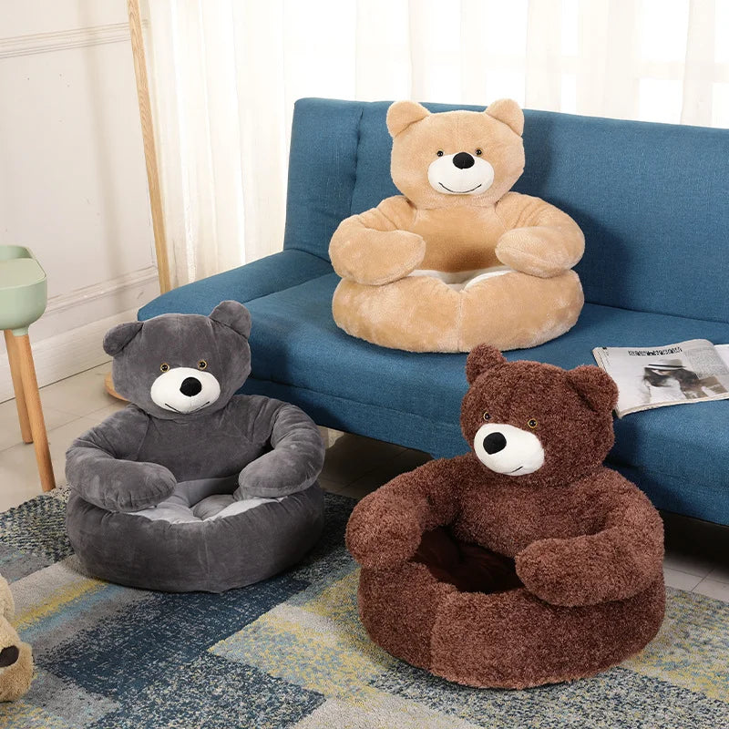 CuddleCub - Winter-hondbed van pluche in berenvorm