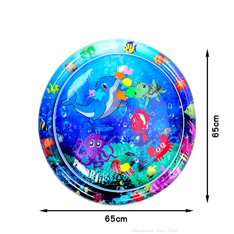 AquaPaws | Interactieve Waterspeelmat voor Katten & Honden | Koelende Zomer Speelmat | Opblaasbaar & Draagbaar | 65 cm / 100 cm