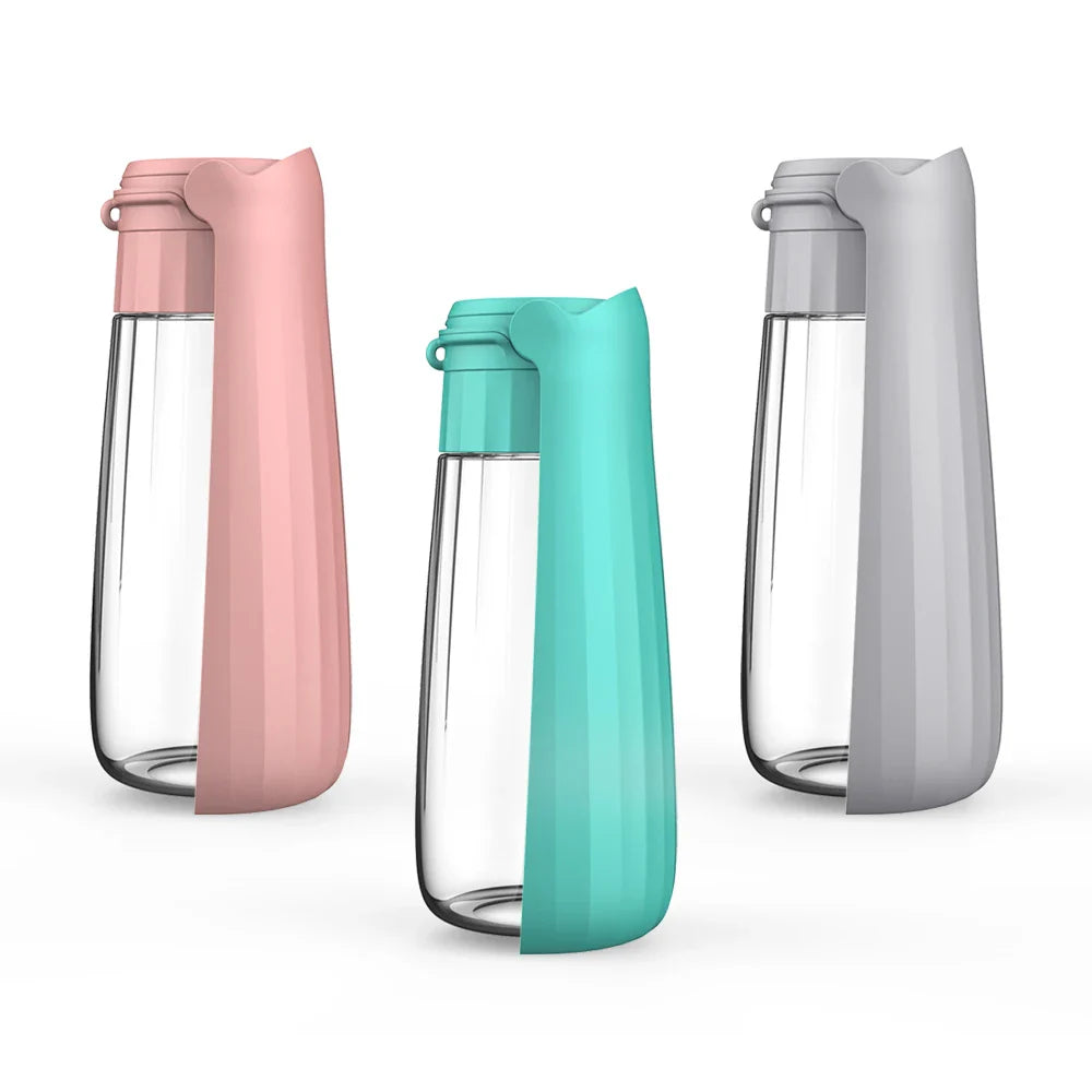 Honden Drinkfles Lapuro FoldDrink | Opvouwbare waterdispenser voor onderweg | 550 ml | Voor kleine & grote honden en katten