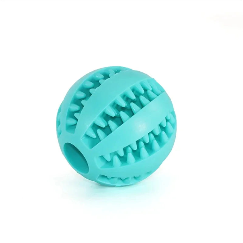 Hondenspeelbal ChewPlay FlexiBall | Interactief rubberen speelgoed met voerfunctie | Tandverzorging & Kauwen | Voor kleine honden