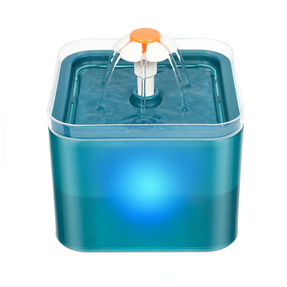 AquaMiau Katten Drinkfontein 2L | 4-voudig Filtersysteem | LED & App-besturing | Ultra Stil