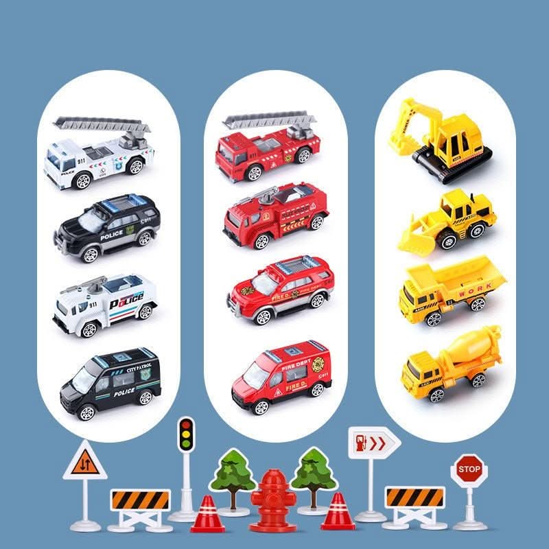 SkyQuest Avontuur AirPlay Set – Educatief Vliegtuig- en Voertuig Speelgoed voor Kinderen