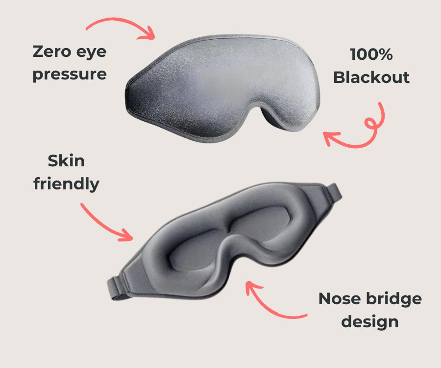LuxeSlumber Elite Slaapmasker | Ervaar ultiem comfort en rustgevende slaap