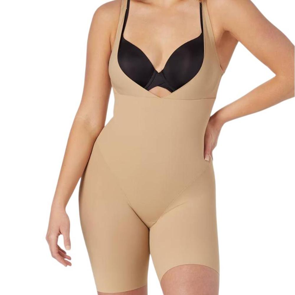 Ultra-Stretch Dames Naadloze Slankende Shapewear Bodysuit voor een Flatterende Silhouette