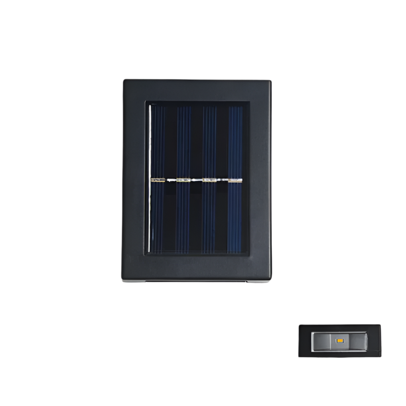 LuxeSolar Elegante LED Wandlamp | Duurzame zonne-energie met automatische werking