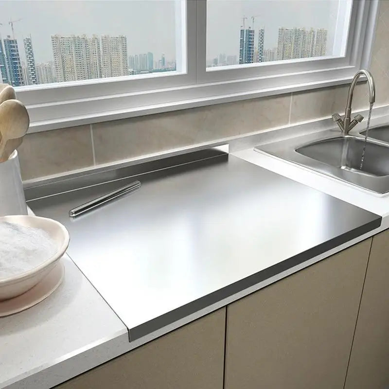 SliceGrip – RVS Snijplank met Antislip en Verhoging