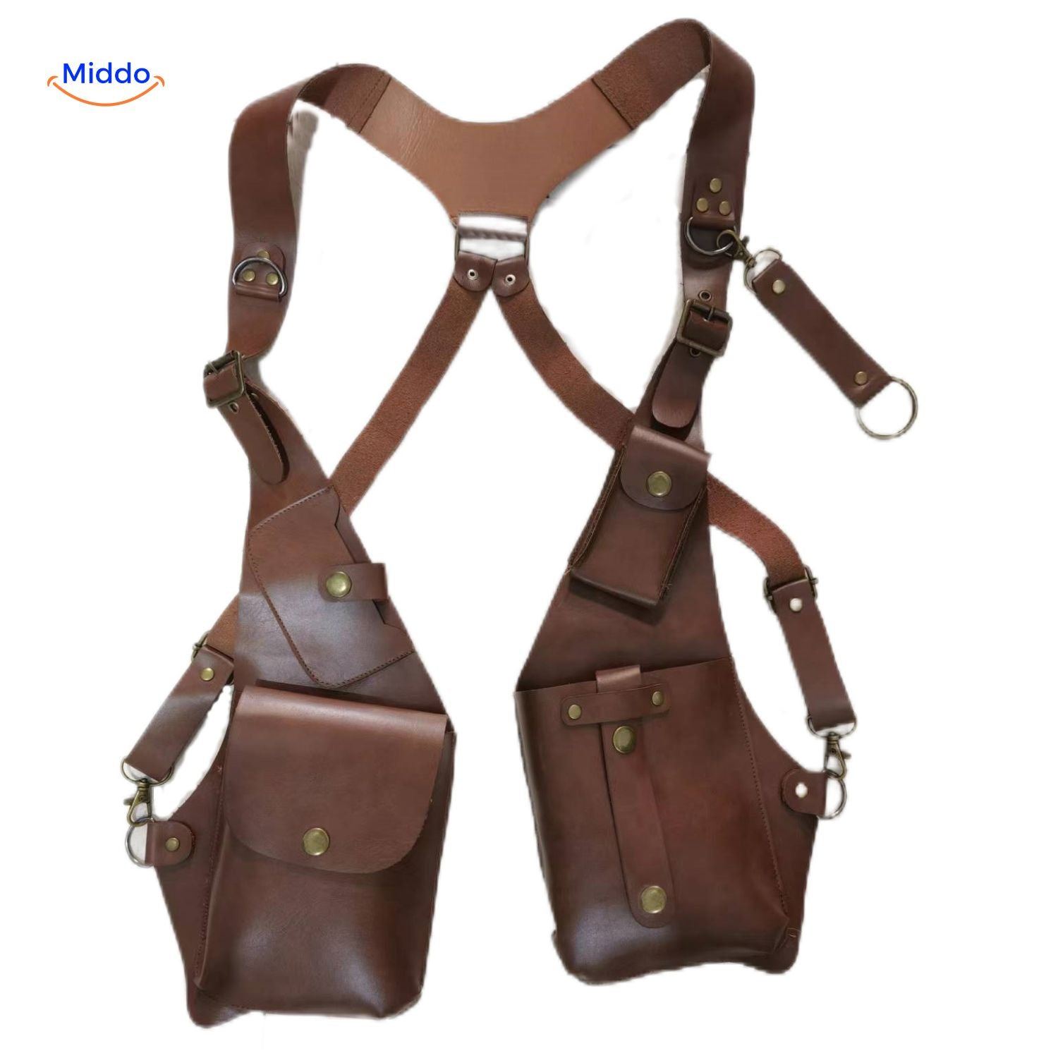 RetroGear Schouderholster | Veelzijdig leren holster voor stijlvolle opslag