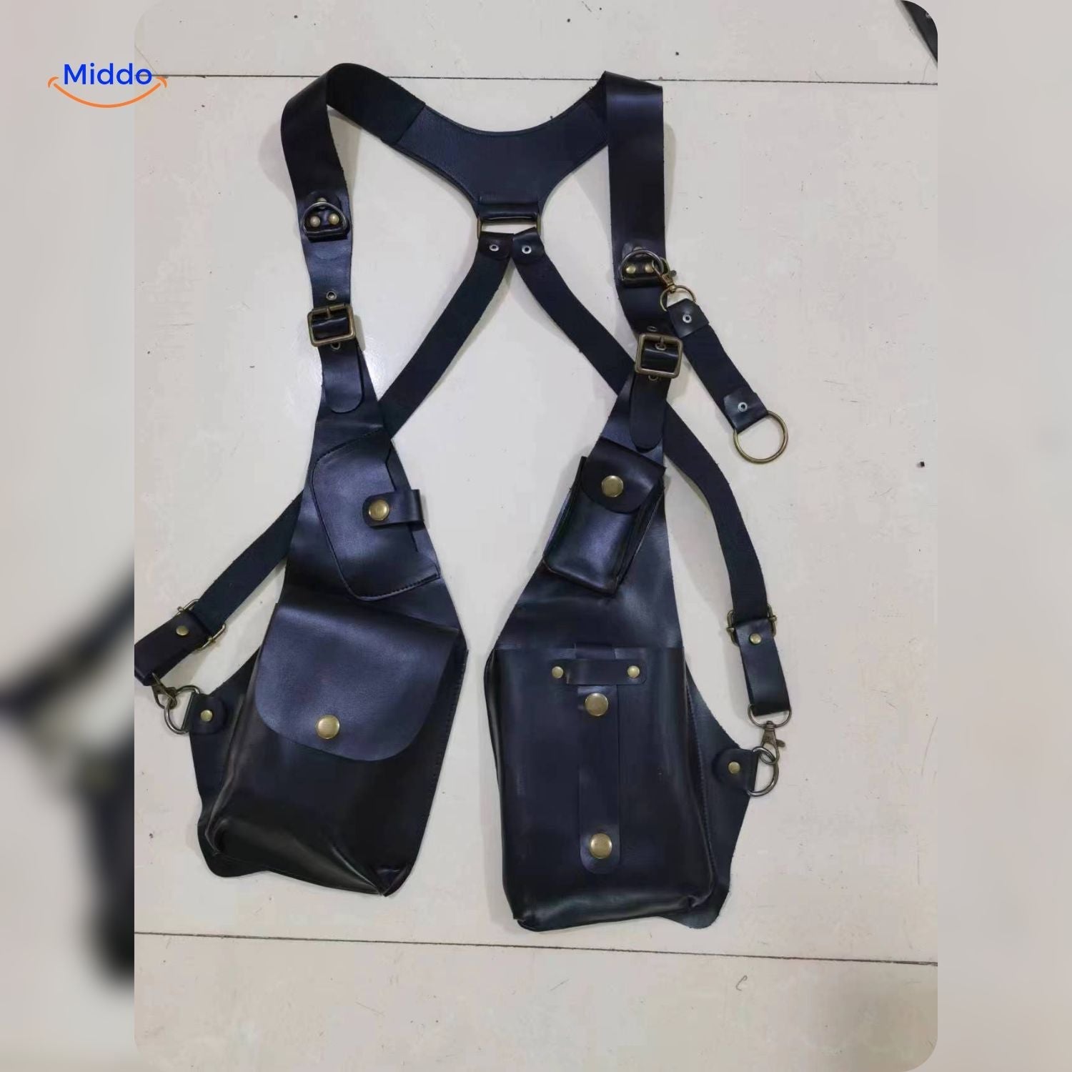 RetroGear Schouderholster | Veelzijdig leren holster voor stijlvolle opslag