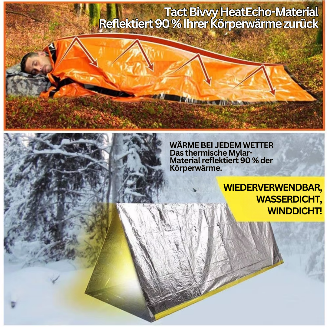 Waterdichte noodslaapzak – SurvivalShield Bivy