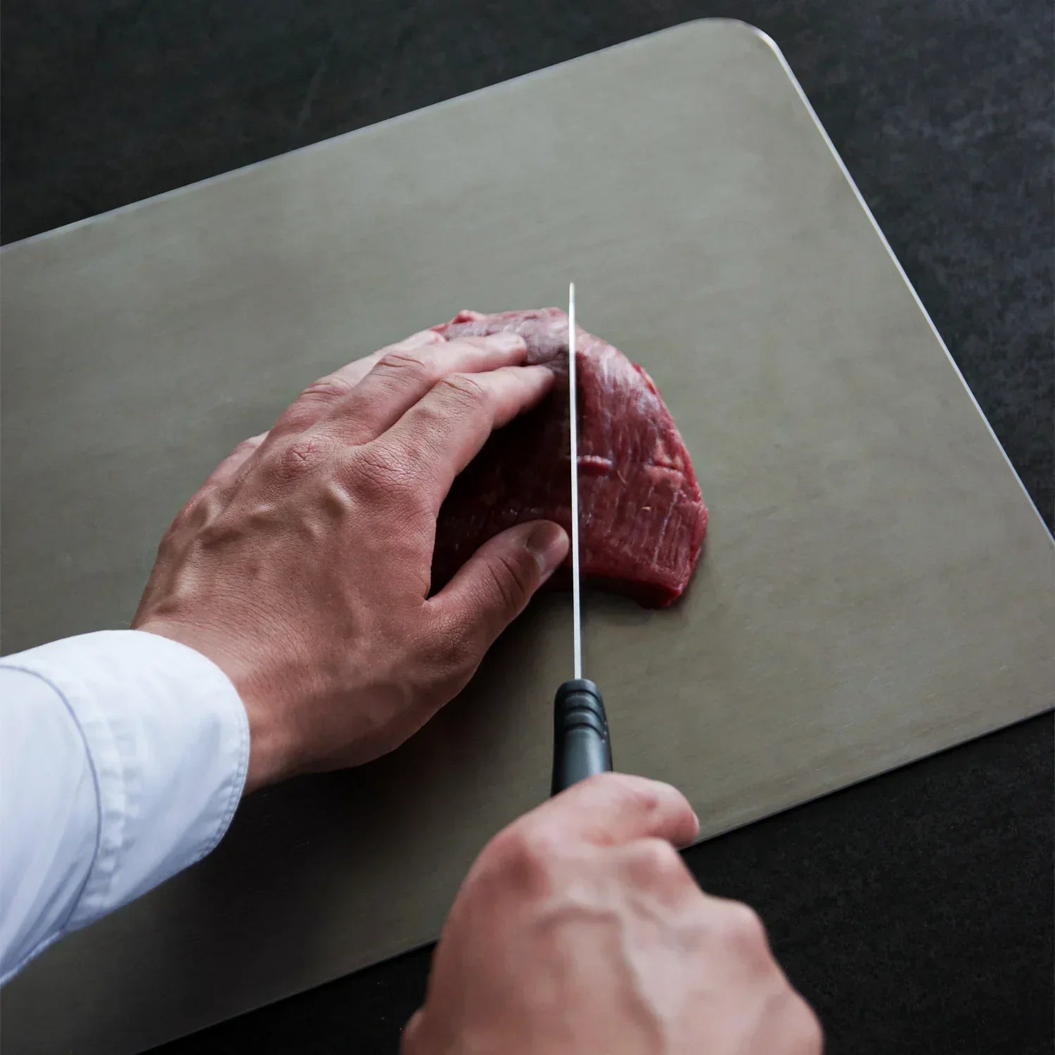 Titanium Snijplank – Antibacterieel, Niet-Toxisch, BPA-Vrij Keuken Essentieel, Mesvriendelijk Ontwerp voor Veilige Voedselbereiding