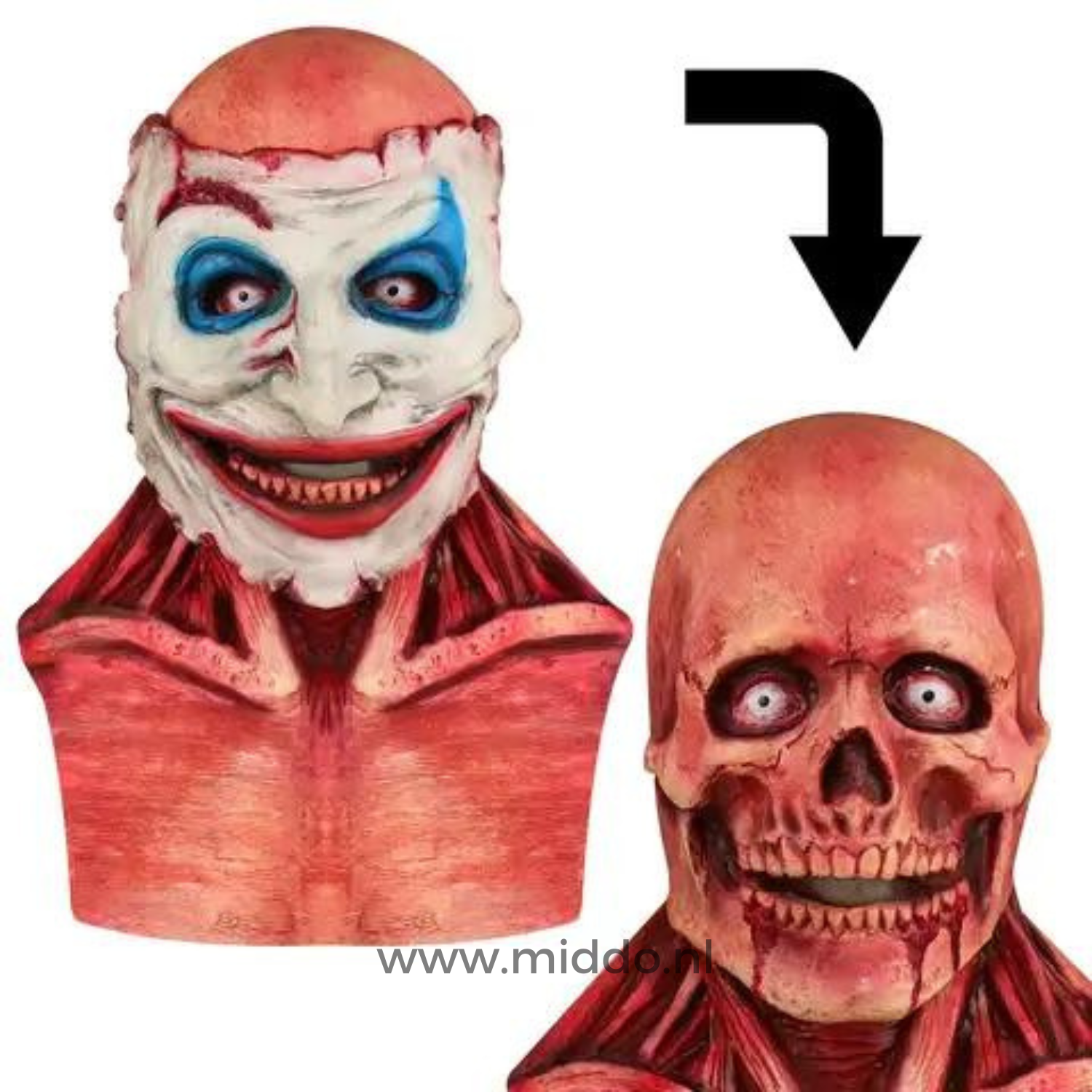 SkullMask | Realistisch dubbel masker