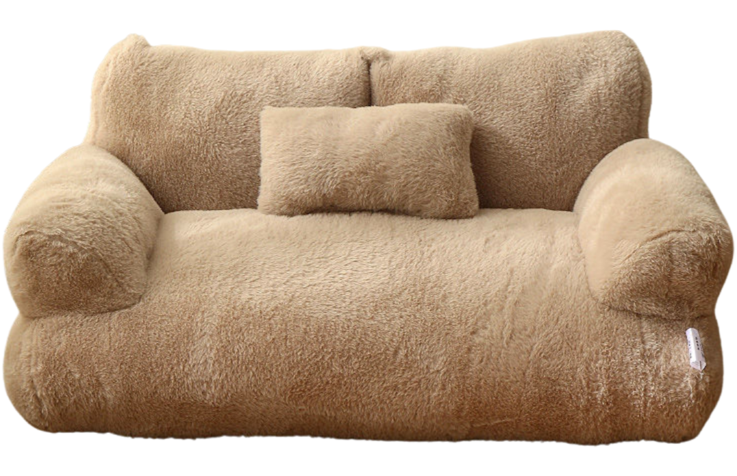 Pluche Fleece Honden Sofa Bed voor Ultiem Comfort – Ruimtelijke en Machinewasbare Kat Sofa