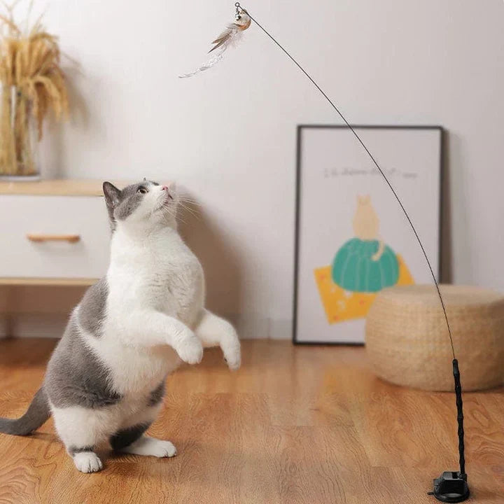 Interactief Kat Speelgoed met Realistische Vogelbewegingen – Boeiende en Veilige Simulatie voor Katten