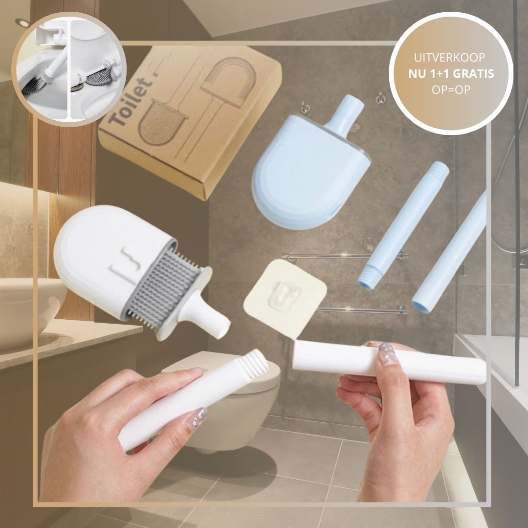 LuxuraClean™ Toiletborstel | Elegant en effectieve reiniging voor een sprankelend toilet