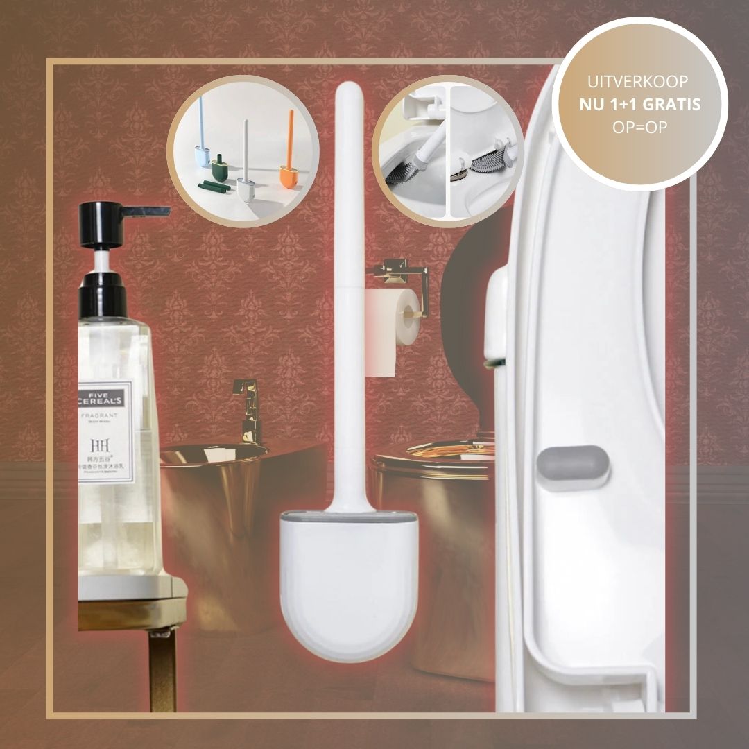 LuxuraClean™ Toiletborstel | Elegant en effectieve reiniging voor een sprankelend toilet
