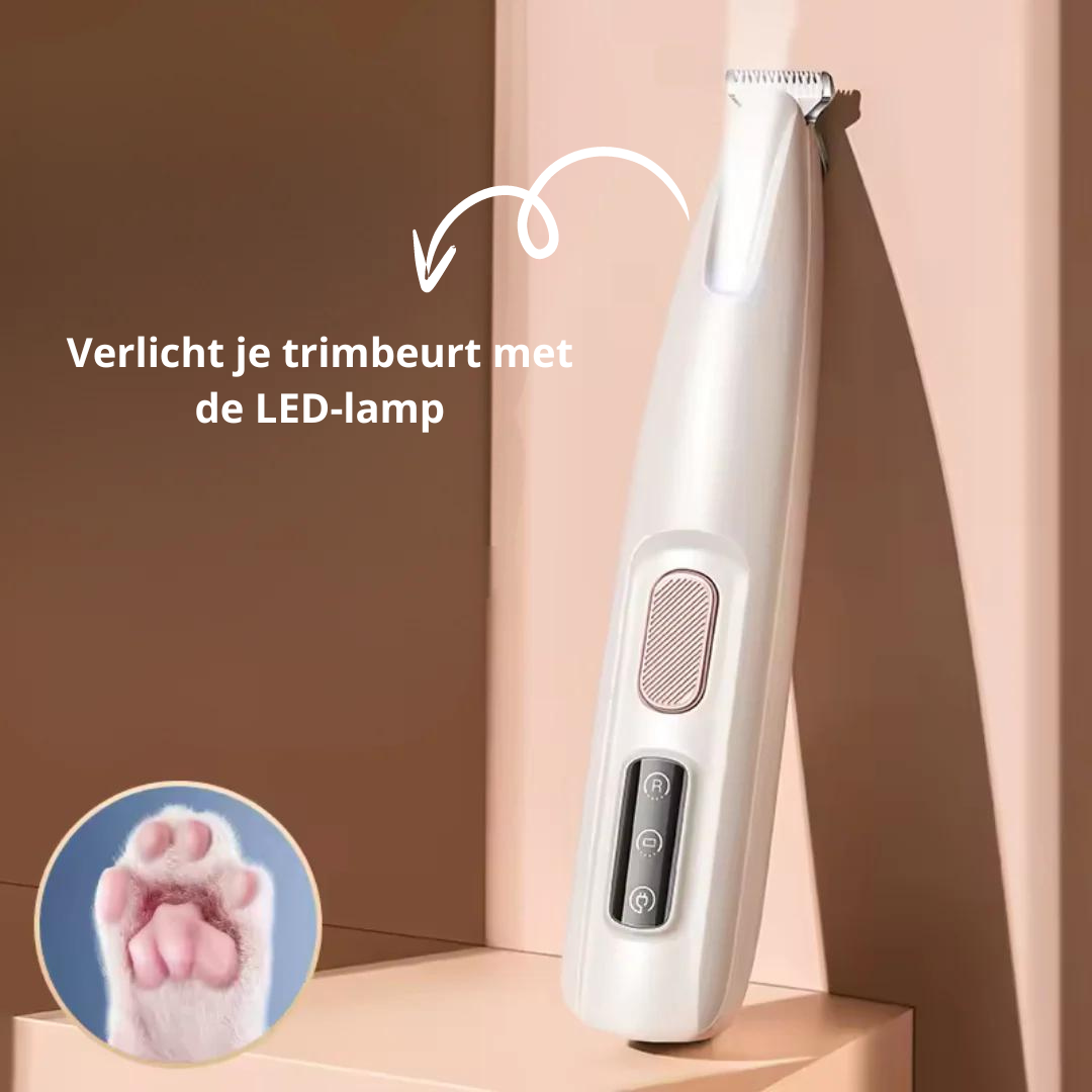 PawSpa - Geluidsloze en waterdichte trimmer voor katten en honden