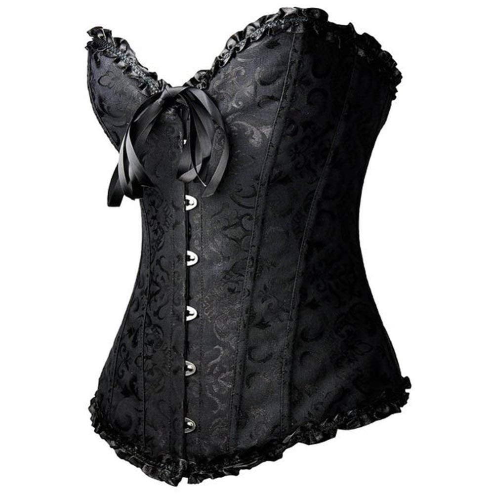 Retro Corset Met Bonen Taille Trainer voor Vrouwen - Stijlvolle Onderbust Body Shaper