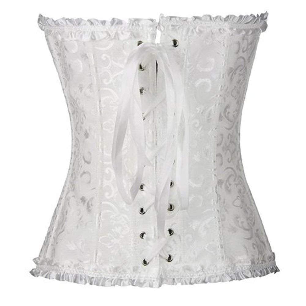 Retro Corset Met Bonen Taille Trainer voor Vrouwen - Stijlvolle Onderbust Body Shaper