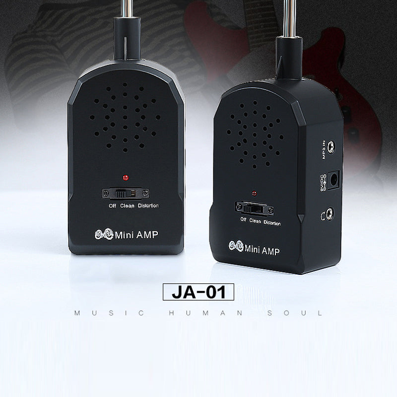SonicElegance Luxe Draagbare Mini-Elektrische Gitaarversterker Set | Krachtige geluidservaring in een compact ontwerp