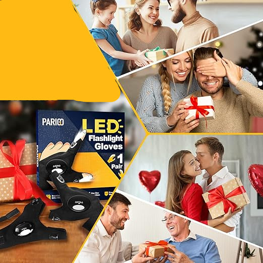 LuxeGuard LED Zaklamp en Waterdichte Handschoenen | Onmisbare bescherming en helder licht voor elke gelegenheid