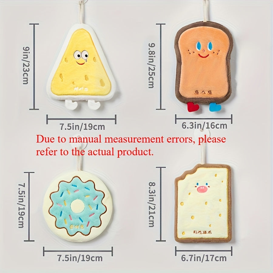 SpeelSoft 4-Pack Koraalfleece-Handdoeken – Absorberend & Sneldrogend