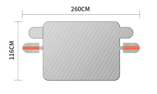 Magnetisch sneeuwschild FrostGuard | Bescherming voorruit voor alle seizoenen