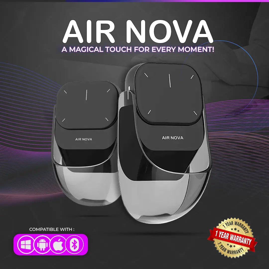AirGlide Bluetooth Air Mouse | Draadloze Touchpad & Laser Pointer voor Naadloze Besturing