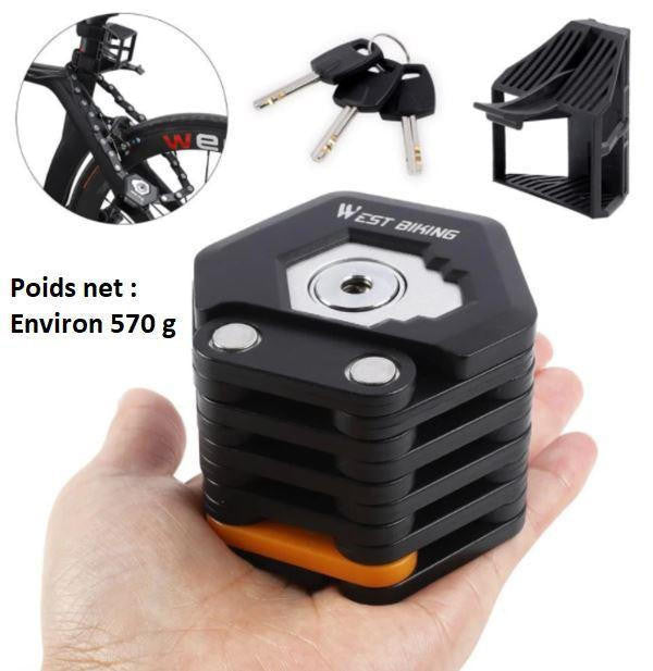 Vouwbare Fiets Slot voor Mannen en Vrouwen