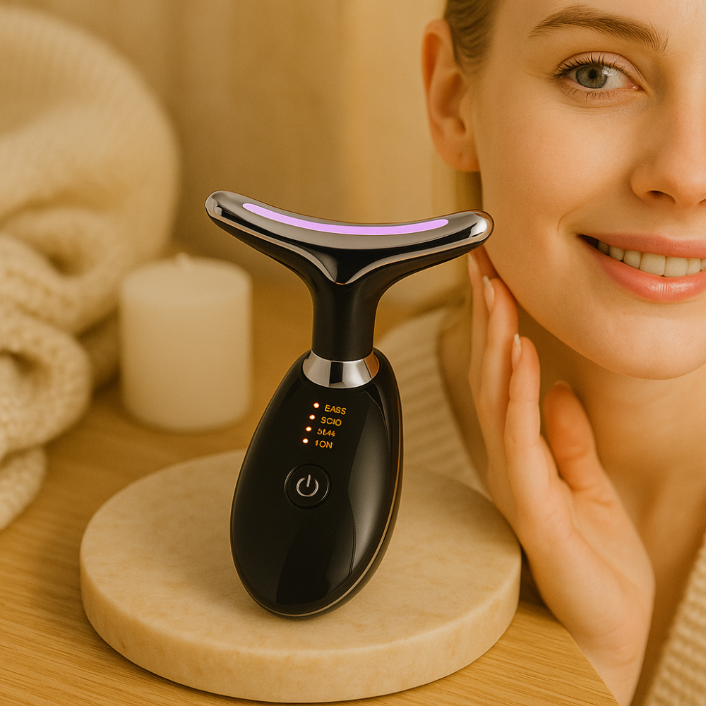 LED Massageapparaat Tegen Rimpels - Gezicht en Hals