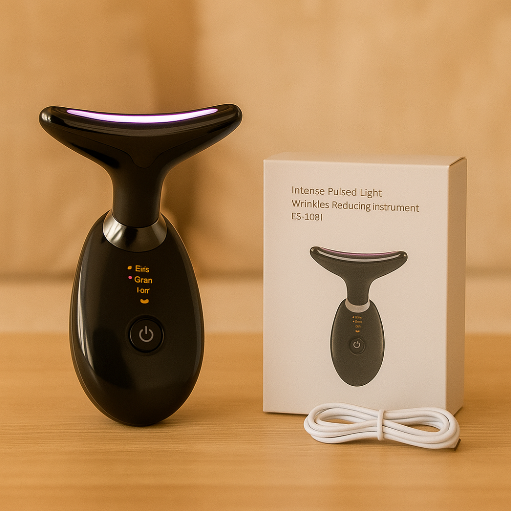 LED Massageapparaat Tegen Rimpels - Gezicht en Hals