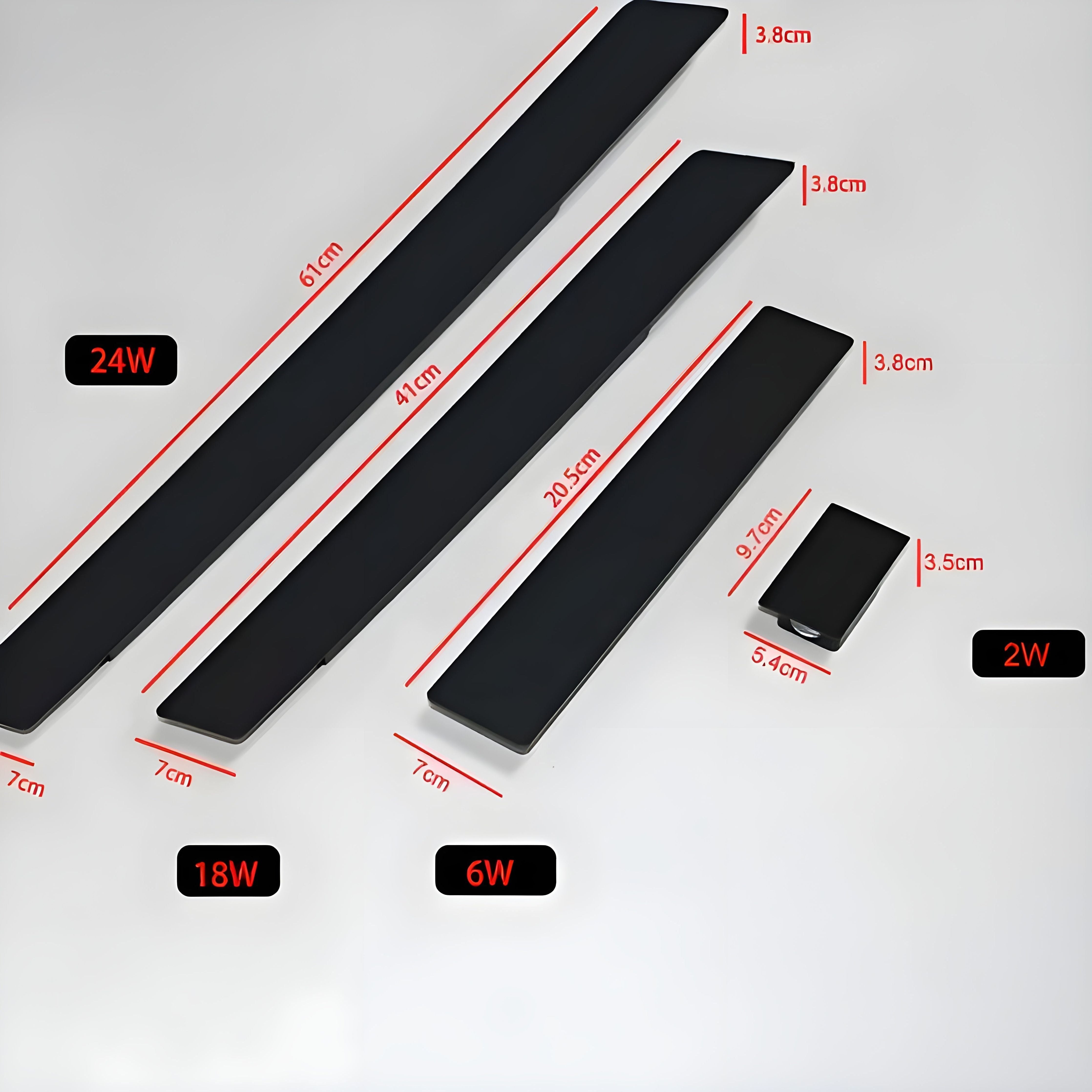 Applique LED LuxeWall - Buiten - Modern - Aluminium