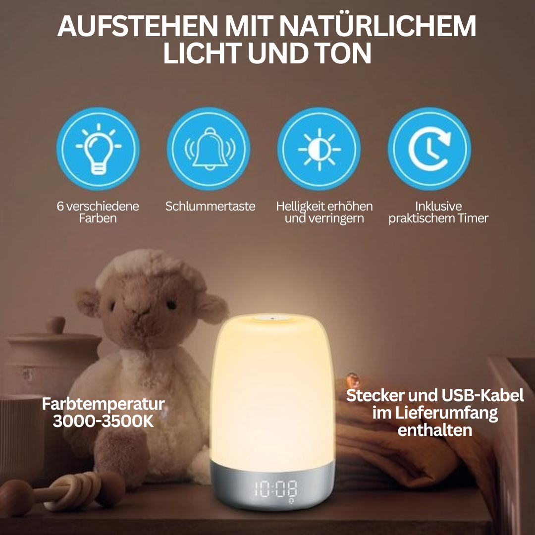 Wake-up-Light met Natuurgeluiden – Aurora