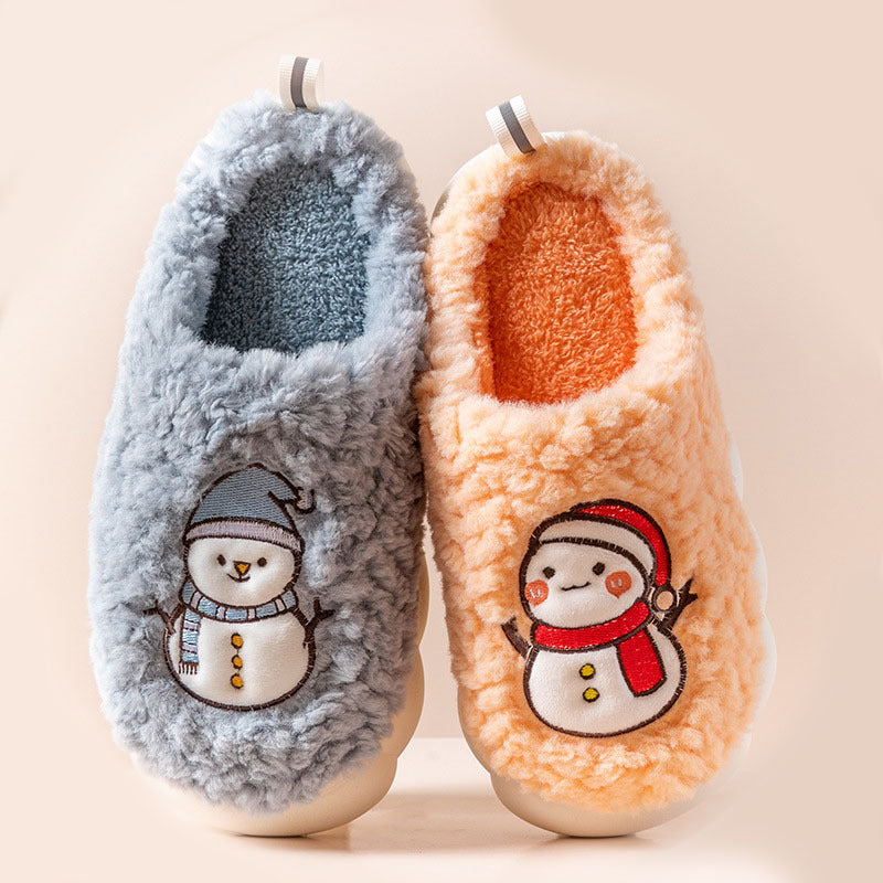 Warme Pluche Slippers met Antislipzool