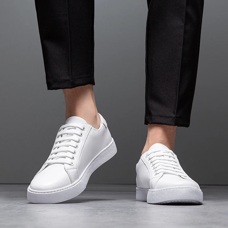 Leren Sneakers Heren - Stijl & Comfort - David™