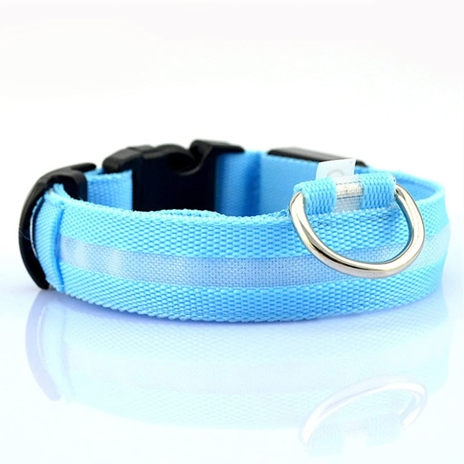 Luminous Dierenhalsband met LED-licht – Oplaadbaar, Waterbestendig, Verstelbare Pasvorm voor Verbeterde Veiligheid 's Nachts