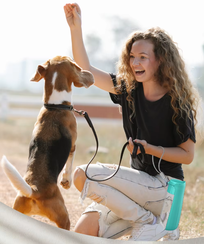 Hond Waterfles - Reis Leaksafe 550ml