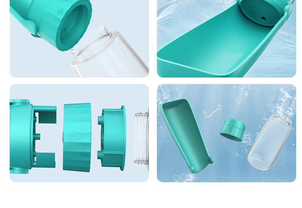 Hond Waterfles - Reis Leaksafe 550ml