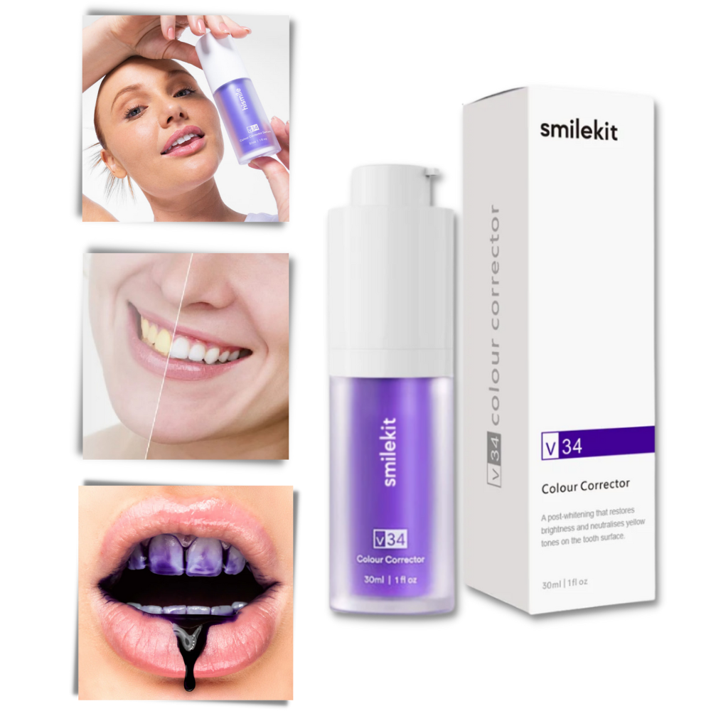 Verhelderende Paarse Tandpasta