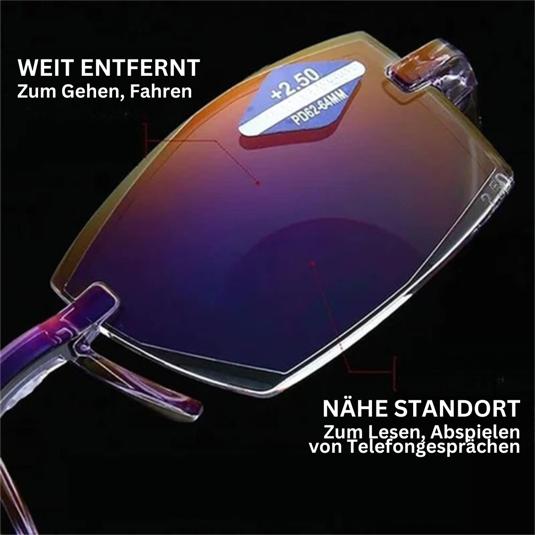 Bril met blauwlichtfilter en multifocale glazen – VisionGuard