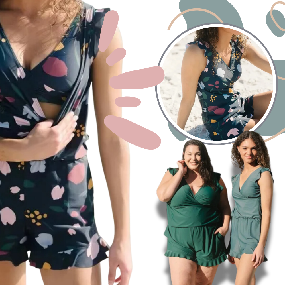 Ingebouwde Bh Zwem Romper