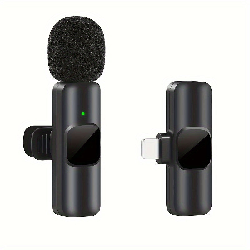 Draadloze Lavaliermicrofoon voor Video-opnames en Livestreaming – Compact Ontwerp met Hoge Geluidskwaliteit en USB-C Verbinding