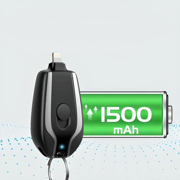 LuxPower Elite Mini-Powerbank | Compacte sleutelhanger met krachtige oplaadfunctie voor onderweg