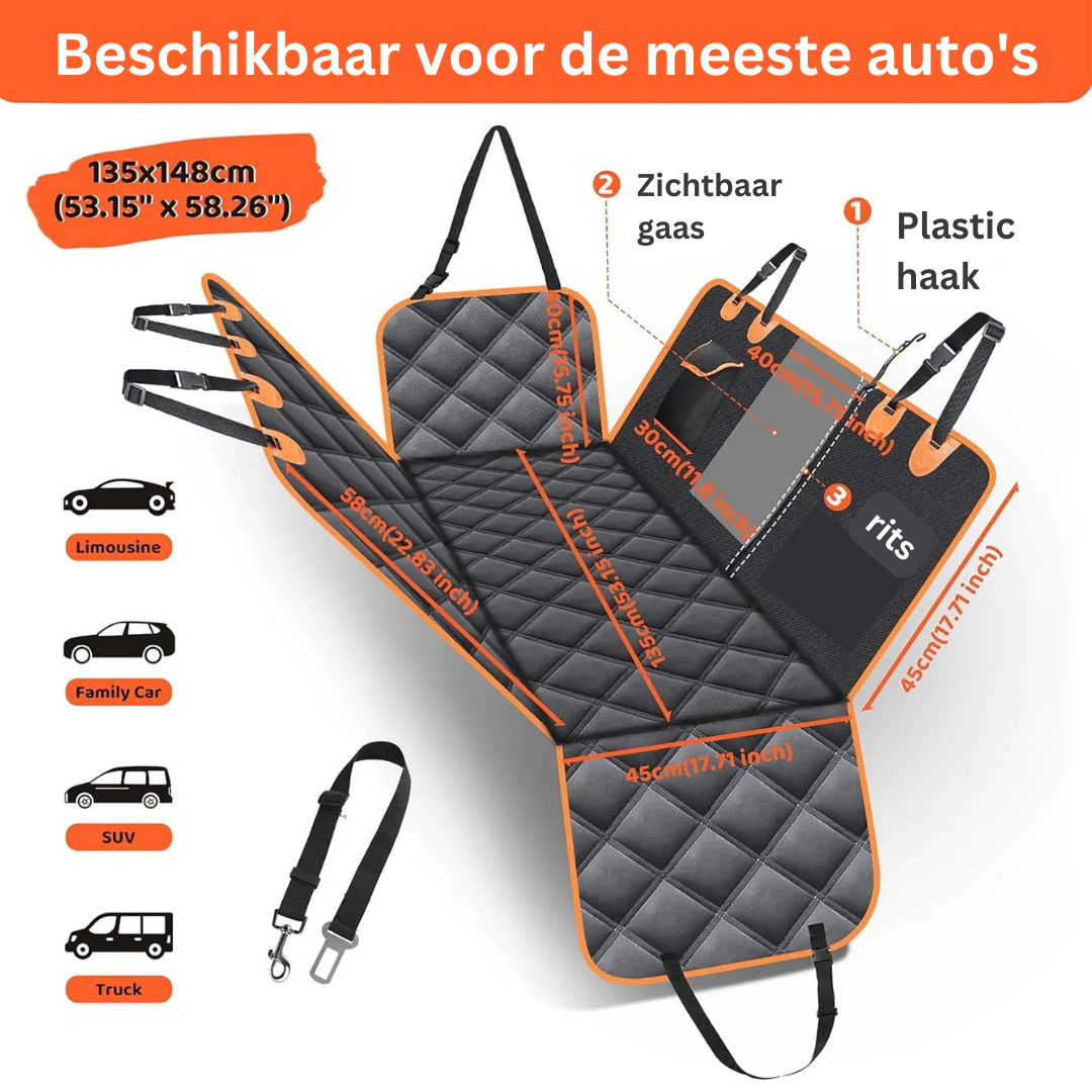 SnugRider Pro | Geen vervuilde auto na het wandelen met je hond
