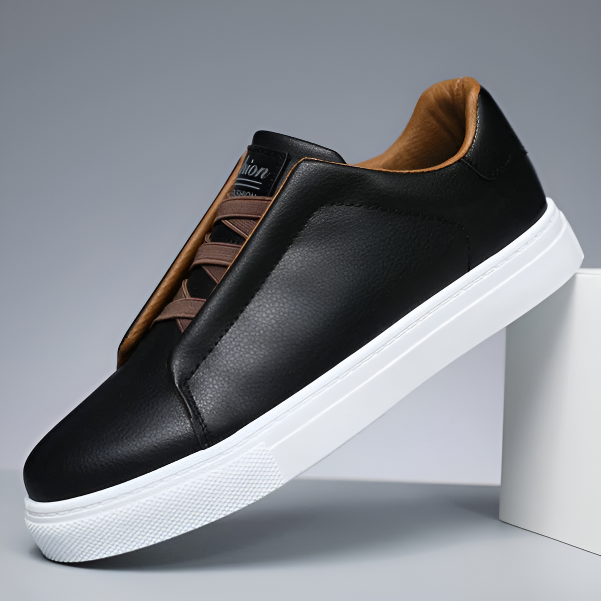 Tijdloze leren sneakers voor mannen - Elegant