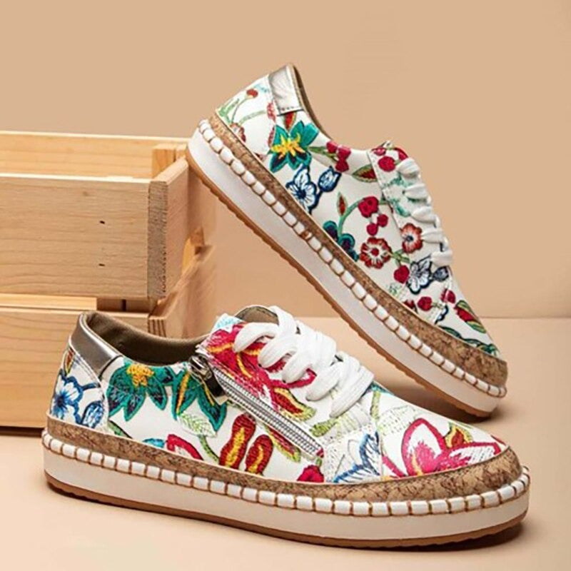Florale Sneakers Comfort - Santorini Schoenen